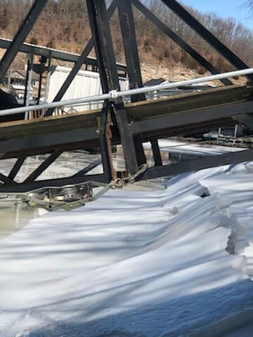 Dock Ramp Electric Damaged